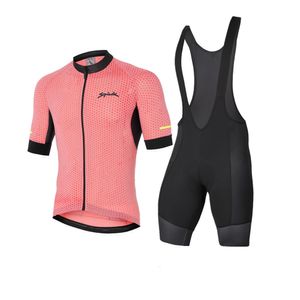 Велосипедные майки сборам Spiukful Pro Team Mens Mens Cycling Jersey Set Set Core Sute Suit с коротким рукавом Top Bib Shorts Шорты нагрудники шорты Mtb ropa ciclismo hombre 230509