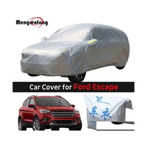 Car Covers Ers Er Indoor Outdoor Sunshade Antiuv Rain Snow Frost Protection Dustproof Suv For Ford Escape 2001 J220907 Drop Delivery Dhofr