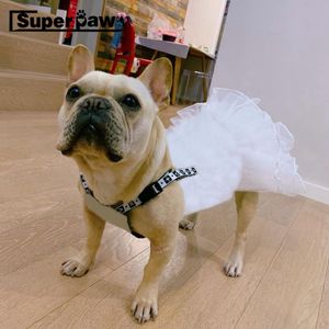 Dresses New Pet Dog Puppy Skirt Jumpsuit Clothes For Small Medium Dogs French Bulldog Pug Skirt Clothing Dropshipping YKC08 YKC09