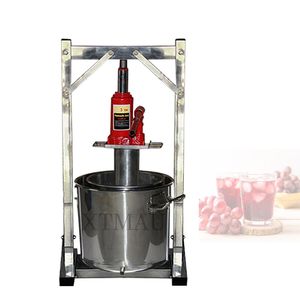 12/22/36L Manual Hydraulic Fruit Squeezer rostfritt stål Juice Squeezer för färsk hone druvor Blueberry Mulberry Presser Juicer