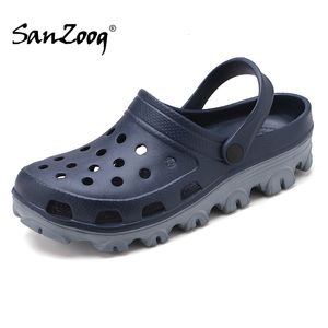 Sandals Summer Rubber Sandals Men Clogs Garden Shoes Size 49 50 51 52 53 Zuecos Hombre Cholas Man Clog Beach Shoes Big Wide Foot 230509