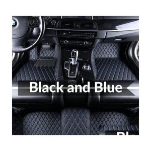 Floor Mats Carpets Ers Custom Fit Car Trunk Mat Specific Waterproof Pu Leather Eco Friendly Material For Suv Truck Fl Set 015 Both Dhjxn