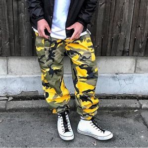 Pantaloni Moda Uomo Pantaloni Tide HiP HOP Camouflage Complessivo Mens Pantaloni cargo causali Ragazzi Camo Tuta da uomo Pantaloni tuta Taglie forti XL