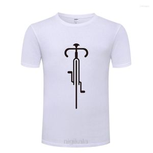 Herr t-skjortor cykel linjer cykelnyhet mens män skjorta t-shirt kort ärm o nack bomull casual t-shirt topp tee