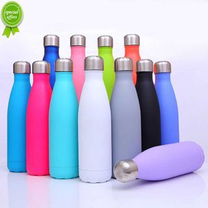 1000ML Double Wall 304 Stainless Steel Thermal Flask Fashion Vacuum Thermos Outdoor Portable Sport Thermal Drink Water Bottle