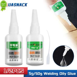 New 1/2PCS Welding High Strength Oily Glue Universal Super Adhesive Glue Strong Glue Plastic Wood Ceramics Metal Soldering Agent