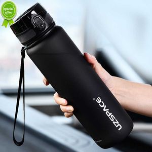 UZSPACE Sport Water Bottle 800ml 1000ml BPA Free Leakproof Reusable Tritan Bottle for Sport Fitness Lightweight Sustainable