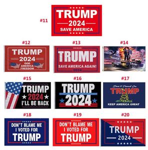 20 Styles Trump Flags 3x5 ft 2024 Re-Elect Take America Back Flag with Brass Grommets Patriotic highest quality