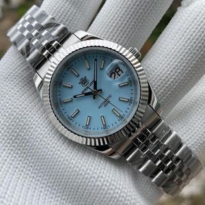 Armbanduhren STEELDIVE Turquoise SD1933 Wassergeisteruhr 200m wasserdicht Saphir Datum NH35 Automatik Mechanisch mit Armband