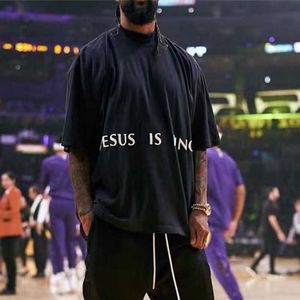 Men's T-Shirts JESUS IS KING T Shirt Men Women Casual Tops Tees Spring Summer T-shirt JESUS IS KING Tshirt J230509