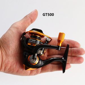 BAITCASTING REELS GT500 5.2 1 MINI SINNING REEL UTOMER ICE FISH SEA ROCK RAFT FISKLING ROD GEAR METAL SPOOL Tackle Carp Crucian Bass Reels 230506