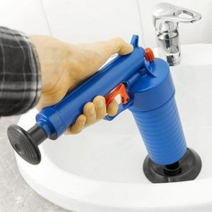 Plungers Air Power Drain Blaster gun High Pressure Powerful Manual sink Plunger Opener cleaner pump for Bath Toilets Bathroom Accessories