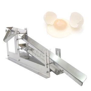 Rostfritt stål kommersiellt äggvit äggula separatormaskin ägg vätskeseparator ägg äggulansfilterverktyg
