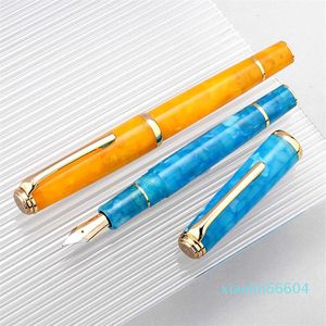 Фонтановые ручки Hongdian Fountain Pen Tianhan Акриловая высококачественная каллиграфия ручки бизнеса.