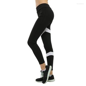 Active Pants Women Fitness Sports Leggings High midja Yoga Running Compression Trousers Sportwear Gym Clothes Athletic