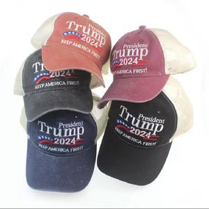 Donald Trump 2024 Baseball Cap Keep America First Hat 18 styles Outdoor Sports Embroidered Trump Hats