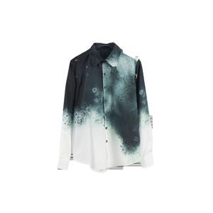 23ss Herr kvinnor designers jeansjackor Rainbow gradient bokstav stjärna Jacquard bokstav Lapel Neck streetwear Kappor Ytterkläder långärmade män Kläder