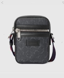 Yüksek kaliteli mini ophidia siyah messenger erkek omuz çantaları kadınlar çapraz vücut çanta lüks tasarımcı deri crossbody postacı çanta iş seyahat cüzdan çantası