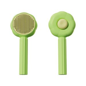 Dog Grooming Supplies Cat Press Brush Pet Grooming Brush for Cats Remove Hairs Pet Cat Hair Remover Pets Hair Removal Comb Puppy Kitten Grooming Accessories Z0003