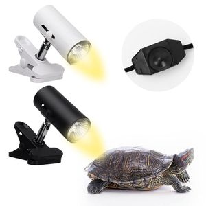 GARDEN 25W 50W 75W UVA UVB Amfibisk klättring PET TORTOISE LIAZARD INFRARD LAMP TERARIUM Keramisk värmelampan Reptiltillbehör