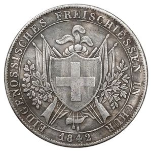 1842 Moedas de cópia de prata suíça