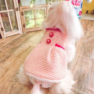 Apparel Winter Dog Dress Doggy Puppy Cat Chihuahua Yorkshire Maltese Pomeranian Clothes Bichon Poodle Schnauzer Pet Clothing Dresses