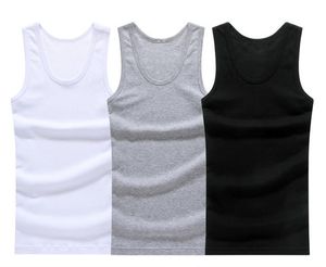 Men's Tank Tops 3pcs lot Cotton Mens Underwear Sleeveless Tank Top Solid Muscle Vest Undershirts O-neck Gymclothing T-shirt men's vest Male 230508