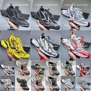 Paris 3XL Sneakers Runner Scarpe casual Designer Uomo Donna Phantom moda lacci delle scarpe Uomo Donna triple s Scarpe da papà Nero Maglia bianca confortevole Scarpe da ginnastica bianche per papà