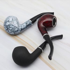 Smoking Pipes Entry-level resin pipe black matte marble resin pipe