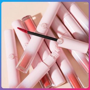 Lipgloss 12 Farben Flüssiger Lippenstift No-stick Cup Glasur Kosmetik Samt Matte Lippen Make-up Tönung Schlamm