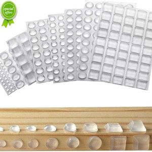 New Strong Self-Adhesive Clear Door Stopper Rubber Damper Buffer Cabinet Bumpers Furniture Dots Cushion Protective Pads Tiny Bumpons