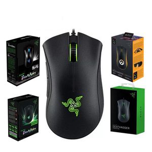 Mouse da gioco Razer DeathAdder Chroma Elite Mouse con sensore ottico cablato USB Nero Bianco Standard Essential Edition Mouse da gioco con pacchetto di vendita al dettaglio