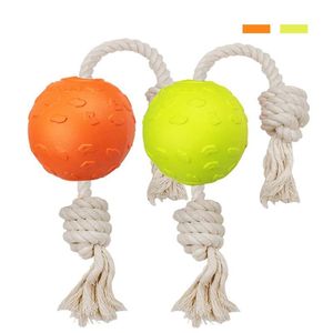 Toys Fun Dog Tug Toy Durable Cotton Rope Toy Molar Chew Toys Ball Interactive Throwing Training Fetch Toys for Medium Large Dogs