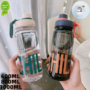 Large Capacity Water Bottle Gym Fitness Drinking Bottle Outdoor Camping Climbing Hiking Sports Shaker Bottles Fashion Kettle NEW
