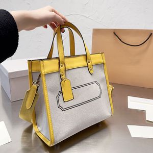 Cauasl Designer-Tasche „Lady Field Tote“ aus Segeltuch und Nylon, große Kapazität, hochwertige Arbeitshandtaschen, Designer-Canva-Original-Einkaufstasche, Geldbörse, mittlere Größe