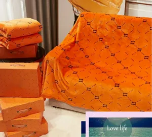 Cobertores de boutique macio macio macio quente sofá -cama de escritório de escritório de estilista de designer de viagem cobertor de viagem
