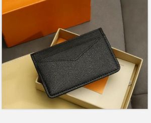 men womens credit wallet COIN Card bag Gennuine leather card holders Come with Brand BOX dust bag and booklet card serial number