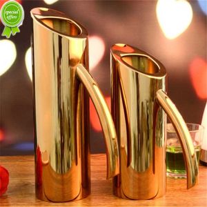 Stainless Steel Water Pitcher Ice Guard Jar Container Drink Pot Fruit Juice Pitchers Red Wine Divider Containers BEER JAR Bar