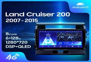 CAR DVD -videospelare för Land Cruiser 20072012 Android Auto GPS Navigation WiFi ips Head Unit2975060