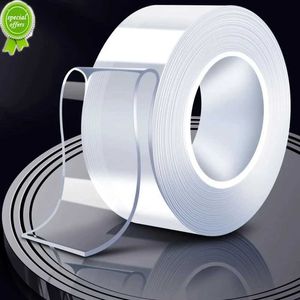 New 1M/2M/3/5M Nano Tape Double Sided Tape Transparent NoTrace Reusable Waterproof Adhesive Tape Cleanable Home gekkotape