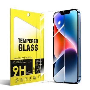 Защитная пленка для экрана для iPhone 14 13 12 Mini 11 Pro Max X Xs Max 8 7 6 Plus Samsung A24 A34 A54 A33 A73 A73 A14 A12 A13 5G Закаленная пленка 0,33 мм с бумажной коробкой