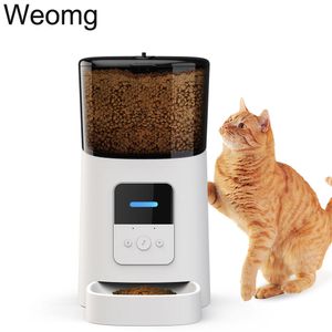 Feeding 6L WiFi Smart Automatic Pet Feeder APP Control Timing Feeding Voice Record Pet Food Dispenser Bowl For Dogs Cats