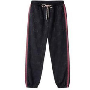 Calça masculina designer de joggers listrados calças de luxo casual