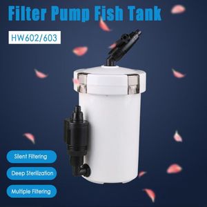 Acessórios 220v aquário tanque de peixes filtro externo tanque mudo bomba barril prático 10 tipos de escolhas doméstico com espuma novo estilo