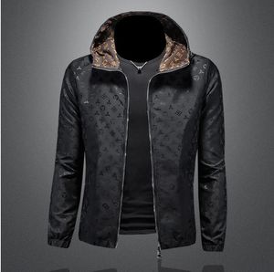 Herrenmantel Herrenjacke Designer Herrenmantel Frühlings- und Herbstmode Sport Windjacke Lässiger Reißverschlussmantel Kleidungsgröße L-5XL