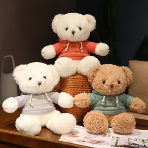 40/60/80cm Lovely Teddy Bear Toys Kawaii Curly Bears with Sweater Soft Animal Pillow for Children Girls Birthday Xmas