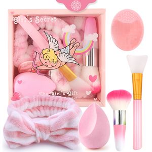 Makeup Brushes Skin Care Tool Set Cleansing Exfoliating Blackhead Mask Wash Face Silicone Small Octopus Brush Beauty 230509