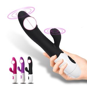 Vibrators G Spot Vibrator for women Dual Vibration Silicone Waterproof Erotic toys Sex shop Masturbation Superior Sex Prod 230508