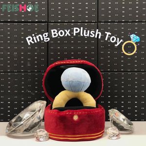 Toys Diamond Ring Cage Toy Creative Ring Box Pluszowa zabawka dla psa żucia czyszczenie zębów Odporny na gryzę akcesoria do żucia