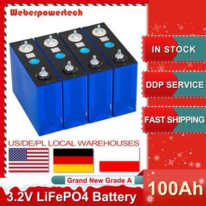 4/8/12/16/32/48PCS 3.2V 100Ah LiFePO4 Battery Rechargeable Cell Lithium Iron Phosphate Cells DIY RV Golf Cart Boat Solar System